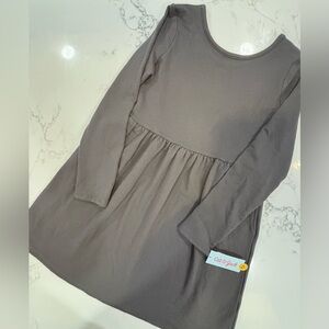 Cat & Jack Gray Fleece Dress NWT, size XL